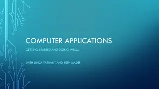 COMPUTER APPLICATIONS
