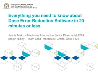 Dose Error Reduction Software