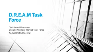 D.R.E.A.M.Task.Force - August 2015 Meeting