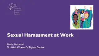 Sexual Harassment at Work: Awareness and Resources