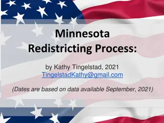 Minnesota Redistricting Process by Kathy Tingelstad