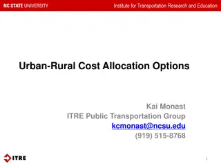 Urban-Rural Cost Allocation Options