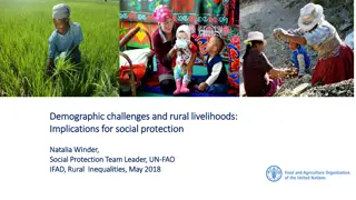 Demographic Challenges in Rural Livelihoods: Implications for Social Protection