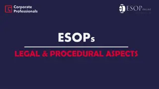 ESOPs Legal & Procedural Aspects