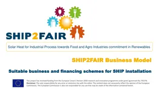 Solar Heat for Food and Agro Industries: Business Models and Financing
