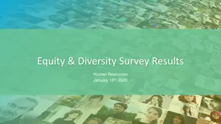 Equity & Diversity Survey Results - Human Resources Report