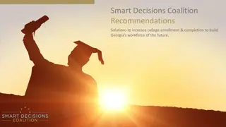 Smart Decisions Coalition Recommendations for Building Georgia's Future Workforce