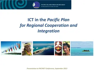 ICT in the Pacific Plan for Regional Cooperation