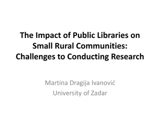 Impact of Public Libraries on Rural Communities: Challenges in Research