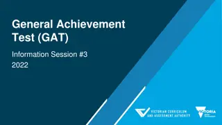 General Achievement Test (GAT) 2022 Overview