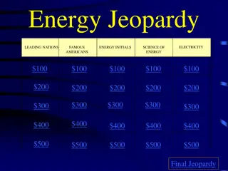 Energy Jeopardy: Leading Nations and Famous Americans