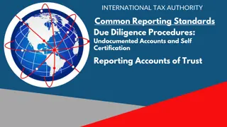 Reporting Accounts of Trust