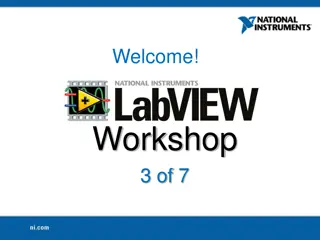 Welcome to the Workshop Series