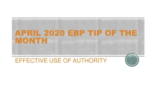 Effective Use of Authority in Criminal Justice