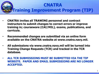 CNATRA Training Improvement Program Information
