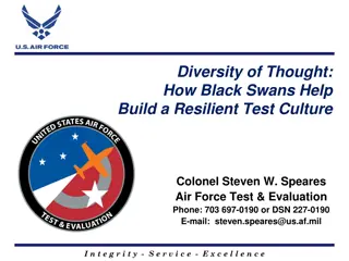 Black Swans and Building Resilient Test Culture