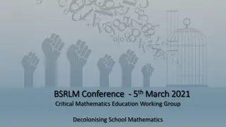 Promoting Critical Mathematics Education for Social Change