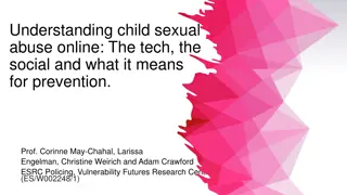 Child Sexual Abuse Online: Tech, Social, Prevention