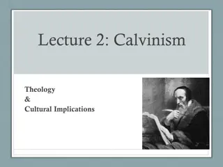Calvinism Theology Overview