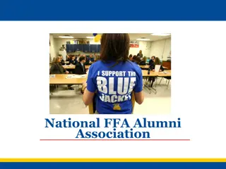 National FFA Alumni Association Benefits and Opportunities