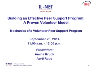 Building an Effective Peer Support Program: A Proven Volunteer Model