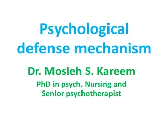 Psychological defense mechanism