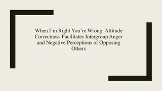 Attitude Correctness in Intergroup Conflict