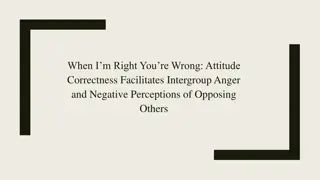 Attitude Correctness in Intergroup Conflict