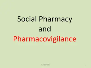 Introduction to Pharmacovigilance