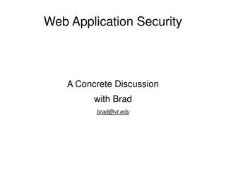 Web Application Security