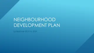 Lympstone Neighbourhood Development Plan 2019-2031 Overview