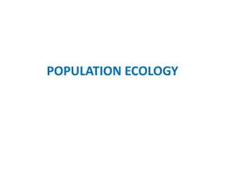 POPULATION ECOLOGY