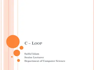 C Programming Loops