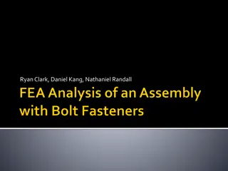 FEA Analysis Tutorial for Bolted Assemblies in CATIA