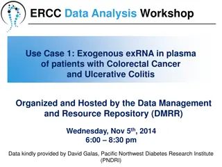 Exogenous exRNA in Colorectal Cancer and Ulcerative Colitis