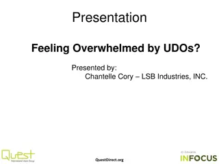 Feeling Overwhelmed by UDOs?