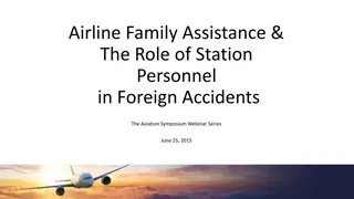 Airline Family Assistance & Station Personnel in Foreign Accidents