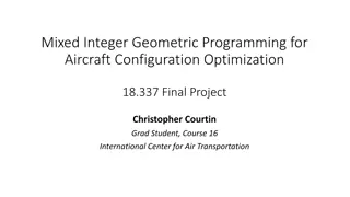 Aircraft Configuration Optimization for Design Excellence