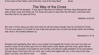 Stations of the Cross: Reflections on Jesus' Agony and Betrayal