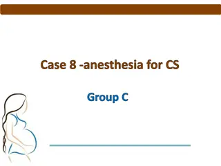 Physiological Changes in Pregnancy and Anesthesia Consideration