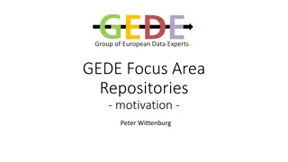 GEDE Focus Area Repositories