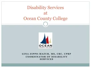 Disability Services at Ocean County College