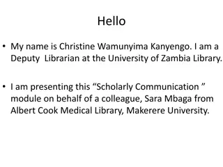 Overview of Scholarly Communication in Academic Writing