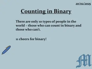 Counting in Binary