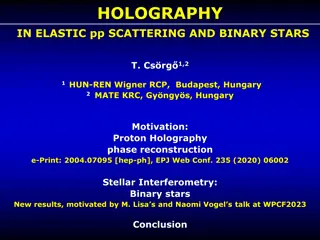 HOLOGRAPHY