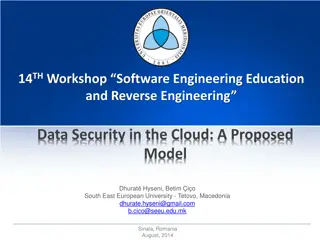 Data Security in the Cloud: A Proposed Model