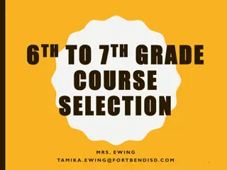 Course Selection and Pre-AP Information