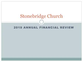 Stonebridge Church 2019 Annual Financial Review