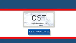 Eligibility for Input Tax Credit and Key Issues
