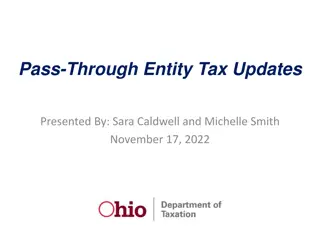 State Tax Updates for Pass-Through Entities